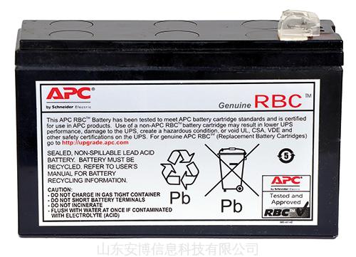 APC施耐德  免维护蓄电池RBC125