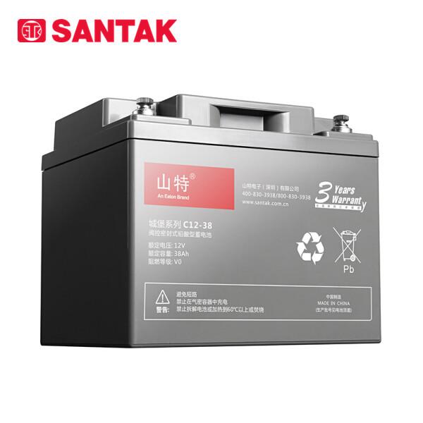 山特(SANTAK)——C系列铅酸蓄电池-12V38AH